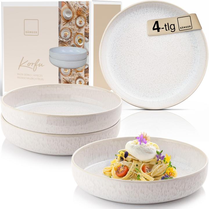 Sänger Pastaschalen Set Korfu (4x, 21.50 cm)