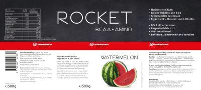 Produktbild PowerFood One One Rocket BCAA (Wassermelone, 1 Stk., 500 g)