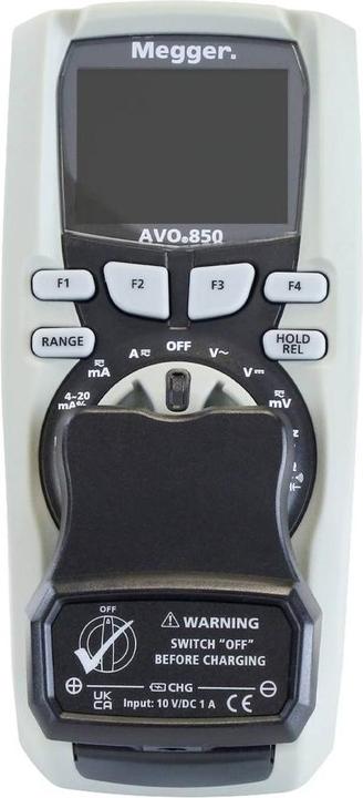 Immagine prodotto Megger AVO850 Multimetro portatile digitale CAT III 1000 V, CAT IV 600V Display (conteggi): 50000 (CAT III 1000V, CAT IV 600V)