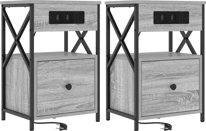 Produktbild vidaXL Nachttisch (40 x 31 x 60 cm)