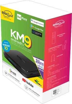 Produktbild Digiquest KM9 Schwarz Wi-Fi Ethernet LAN Verbindung (8 GB, Android 9.0 (Pie))