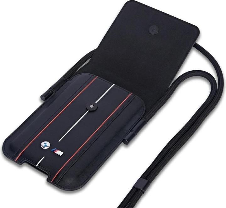 Produktbild BMW Torebka Phone Pouch Red Stripes czarny