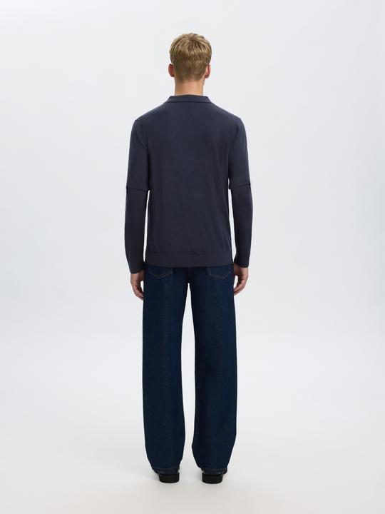 Actual product image Selected Homme 100% Merinowoll Polohemd aus Strick (S)