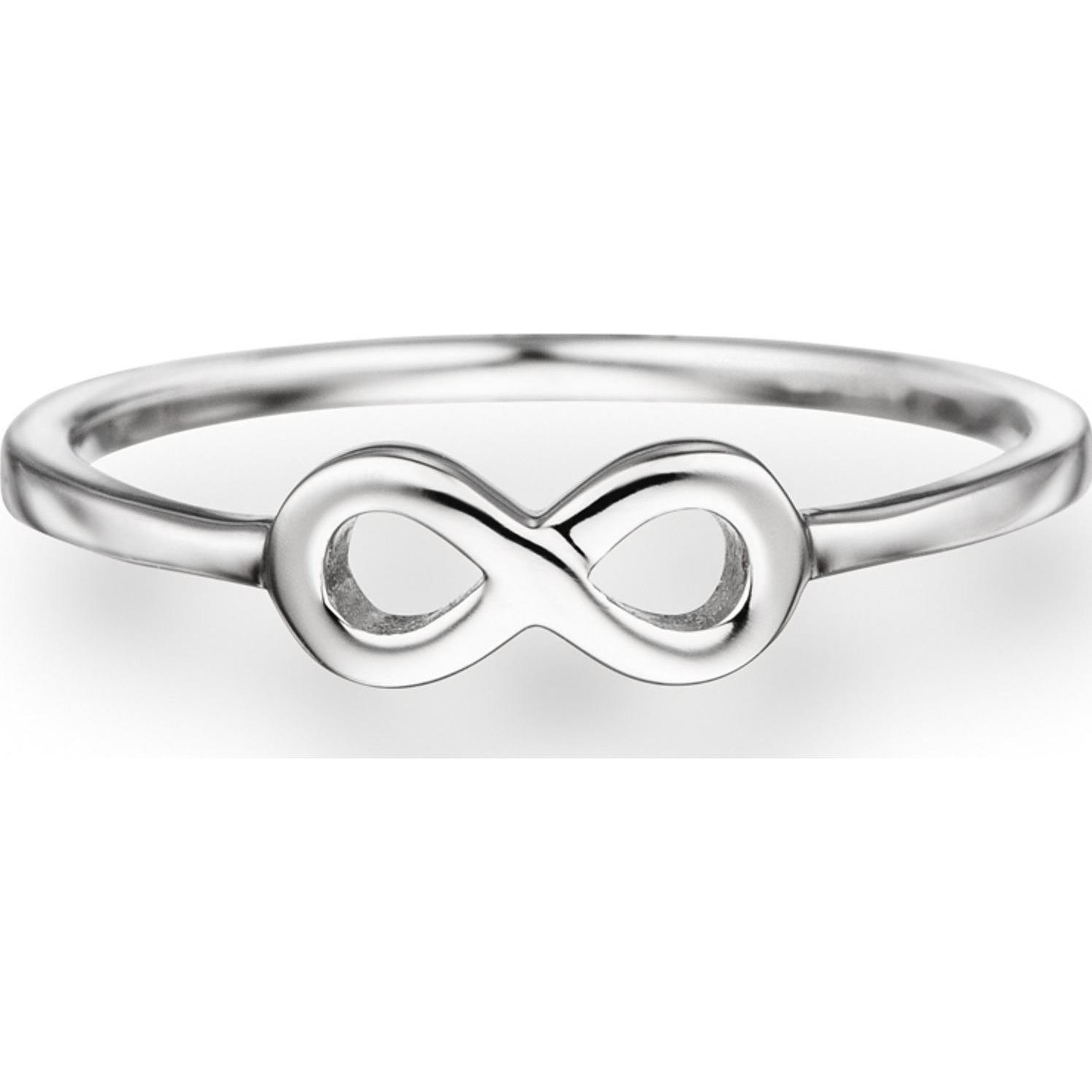 Glanzstücke München, Ring, Damen Infinity Sterling Silber silber - 6074, (60, 925 Silber)
