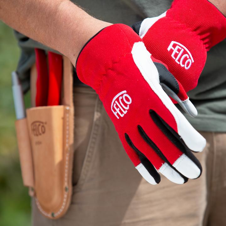 Actual product image Felco 702M Leather work gloves, size M (M)