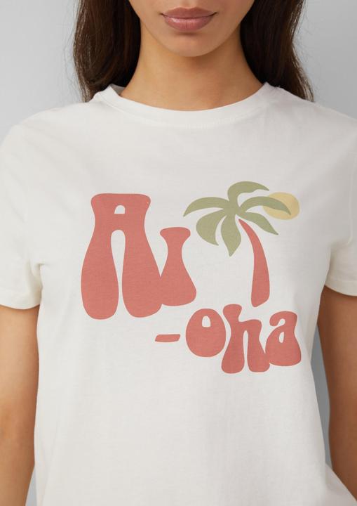 Produktbild S.Oliver T-Shirt Baumwollshirt mit Frontprint (XXL)