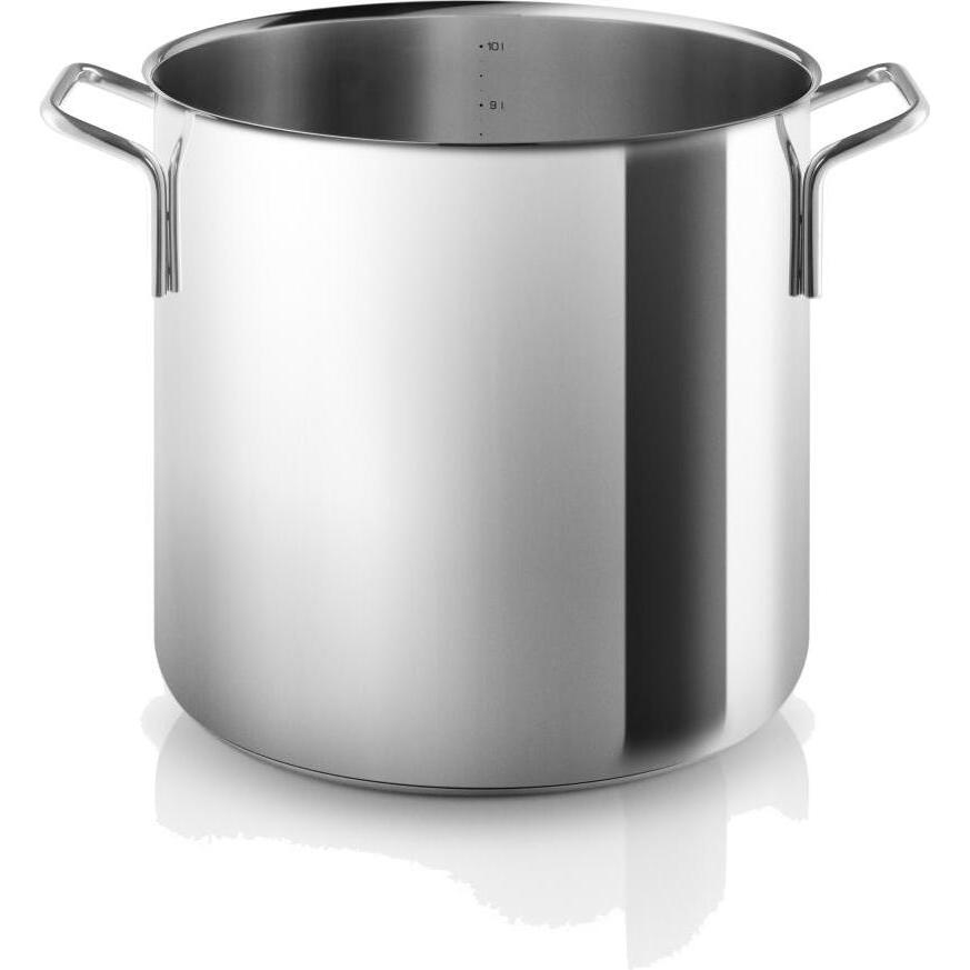 Eva Solo Silber Stainless Steel 10 L, Pfanne + Kochtopf,