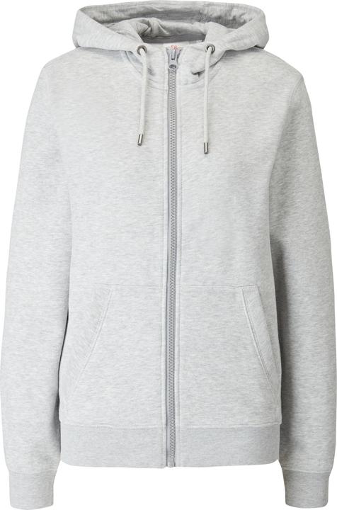 S.Oliver Herren Sweatjacke langarm mit Kapuze Tasche Reissverschluss | 1 Stück (XL)