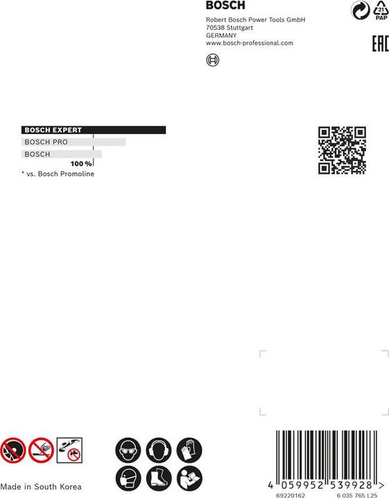 Productafbeelding Bosch Professional Zubehör Expert HardCeramic X-LOCK diamantdoorslijpschijven, 115 x 22,23 x 1,4 x 10 mm