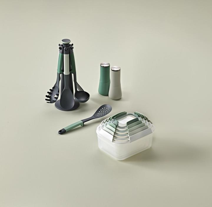 Image du produit Joseph Joseph Milltop Sage moulin à sel et à poivre 2 pcs, 16.9x7x7 cm (Poivre, Sel)