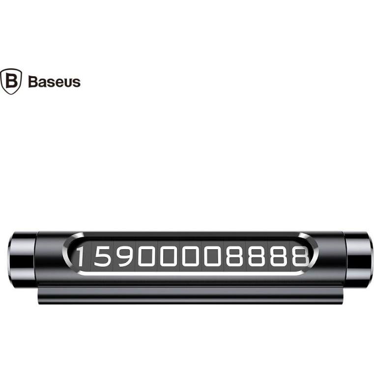 Baseus, Auto Innenraum Zubehör, Temporary Parking Number Card Black