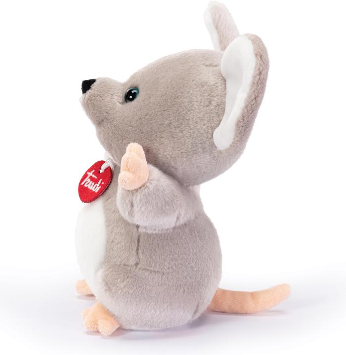 Produktbild Trudi Klassik Plüschtier Maus Martin 17 x 23 x 10 cm, Grösse S, hochwertiges Stofftier mit weichen Ma (10 cm)