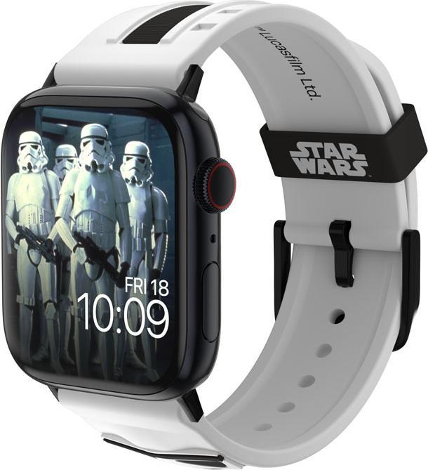 Moby Fox Star Wars - Apple Watch Armband 38/40/41/42/44/45/49 mm (Stormtrooper 3D) (Silicone)