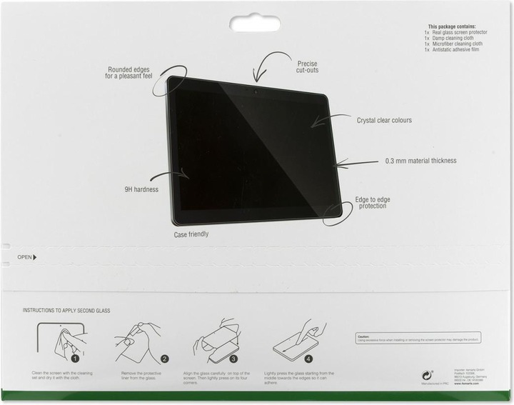 Actual product image 4smarts Second Glass 2.5D (1 Piece, Galaxy Tab Active 3 8.0 (2020))