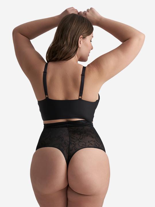 Actual product image Bye Bra Shapingslip Lacy High Waist Shaping Thong (XL, Single pack)