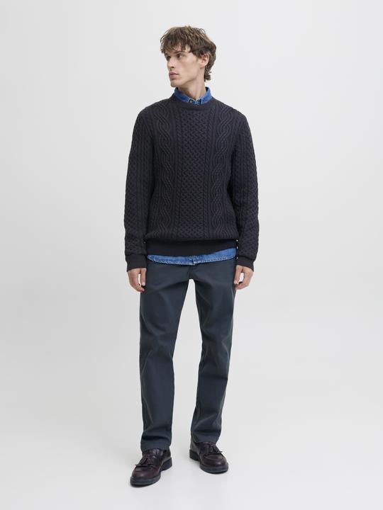 Actual product image Jack & Jones Jprblusean Knit Cable Crew Neck Sn (L)