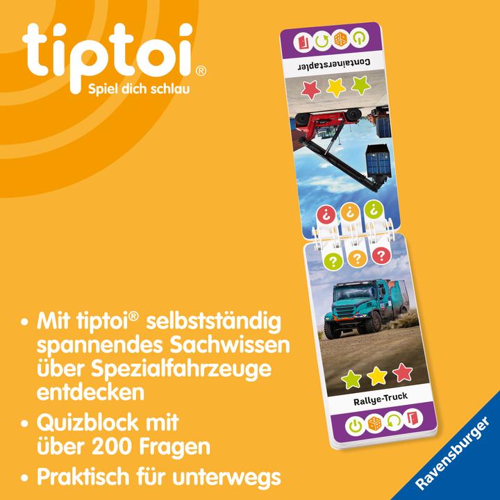 Actual product image tiptoi ® WWW Quiz Spezialfahrzeuge (German)