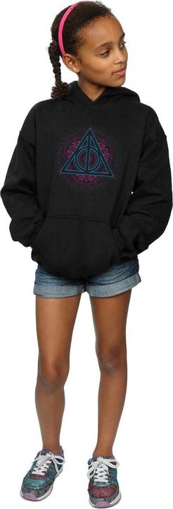 Produktbild Neon Deathly Hallows Kapuzenpullover Mädchen (140, 146)