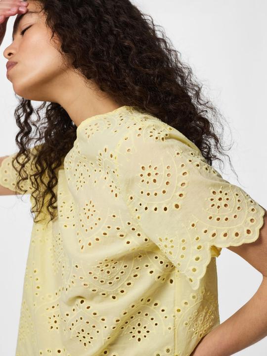 Produktbild Pieces PCVILDE Bluse mit kurzen Ärmeln (L)