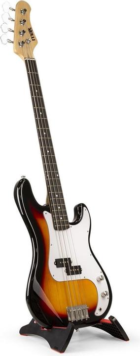 Produktbild Max Music E-Bass GigKit Sunburst (E-Bass, Basswood Body mit hard marble Hals)