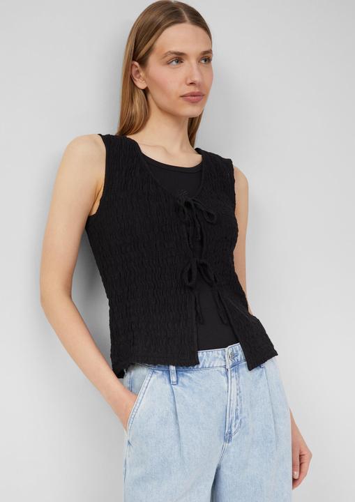Produktbild S.Oliver Indoor-Weste Strukturierte Slim-Fit-Weste aus Baumwollmix (32)