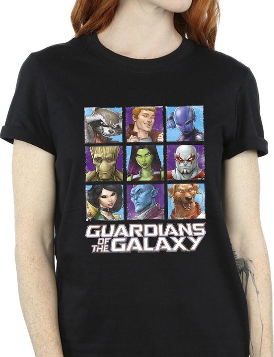 Image du produit Guardians of the Galaxy - T-shirt CHARACTER SQUARES - Femme (M)