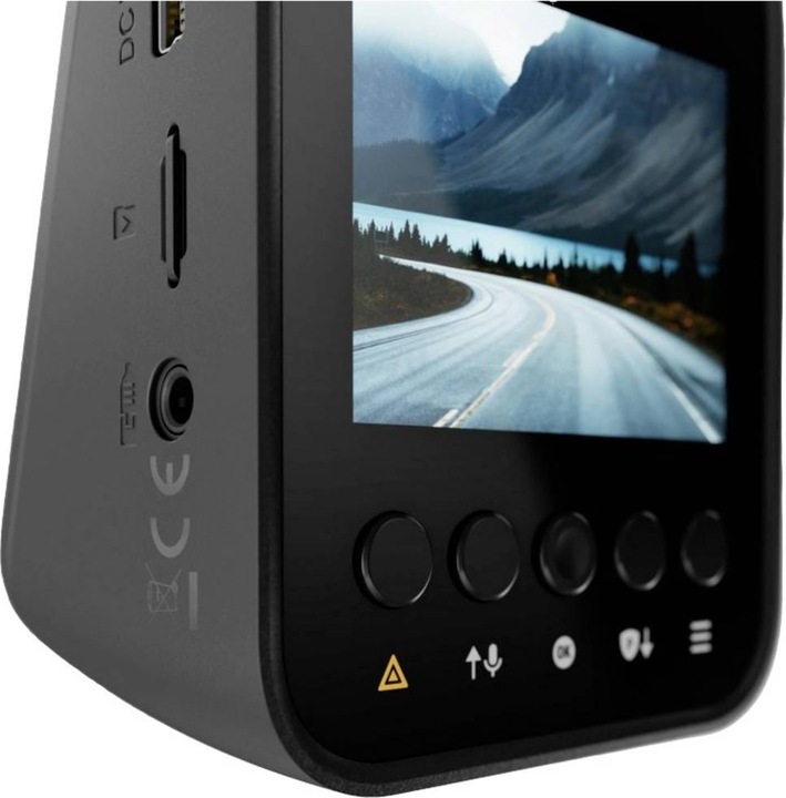 Produktbild TrueCam H25 Dashcam mit GPS Blickwinkel horizontal max.=50 ° Datenanzeige im Video, G-Sensor, WDR, Schleifen (GPS-Empfänger, Eingebautes Display, Akku, Beschleunigungssensor, WLAN, Eingebaute Anzeige, Bluetooth, UHD 4K)