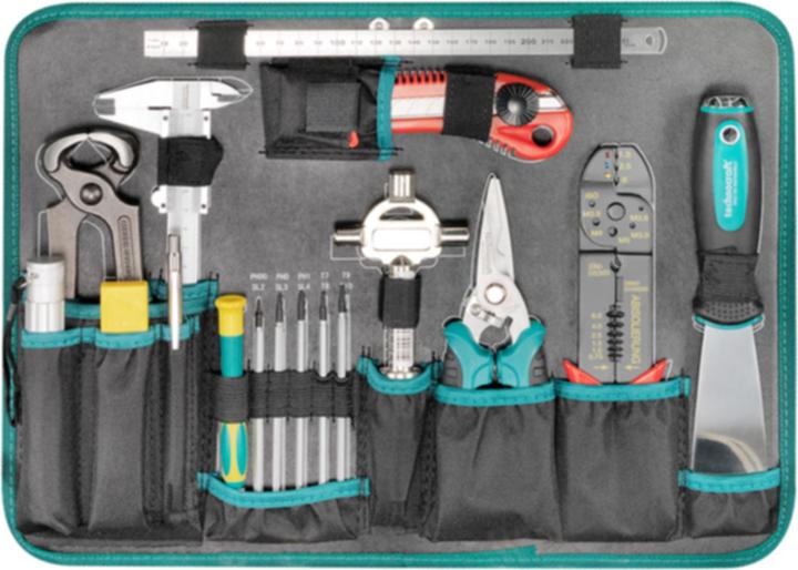 Actual product image technocraft ABS tool case (185 pieces)