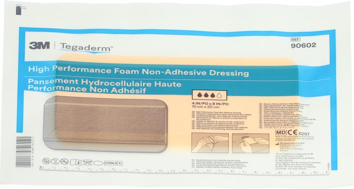 Produktbild 3M Tegaderm High Performance Foam Schaumkompresse 10x20cm non adhäsiv 5 Stk