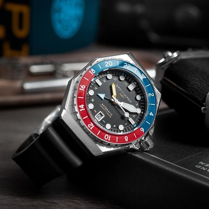 Produktbild Spinnaker SP-5119-44 Dumas Automatik GMT Herrenuhr 44mm 30ATM (Taucheruhr, 44 mm)