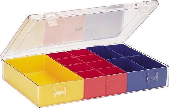 Image du produit Magni Coffret d'assortiment avec couvercle L307xP225xH50 mm avec 13 inserts