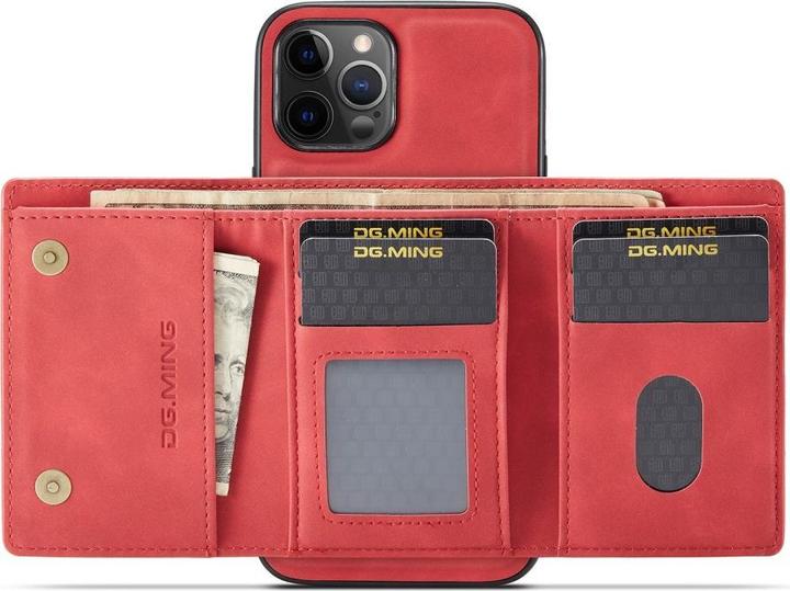 Produktbild Cover-Discount iPhone 13 mini - Hülle mit Kreditkarten Etui rot (Apple iPhone 13 mini)
