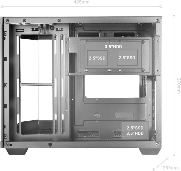 Image du produit Mars Gaming Mc3tcorelcdm (mATX, Mini-ITX)