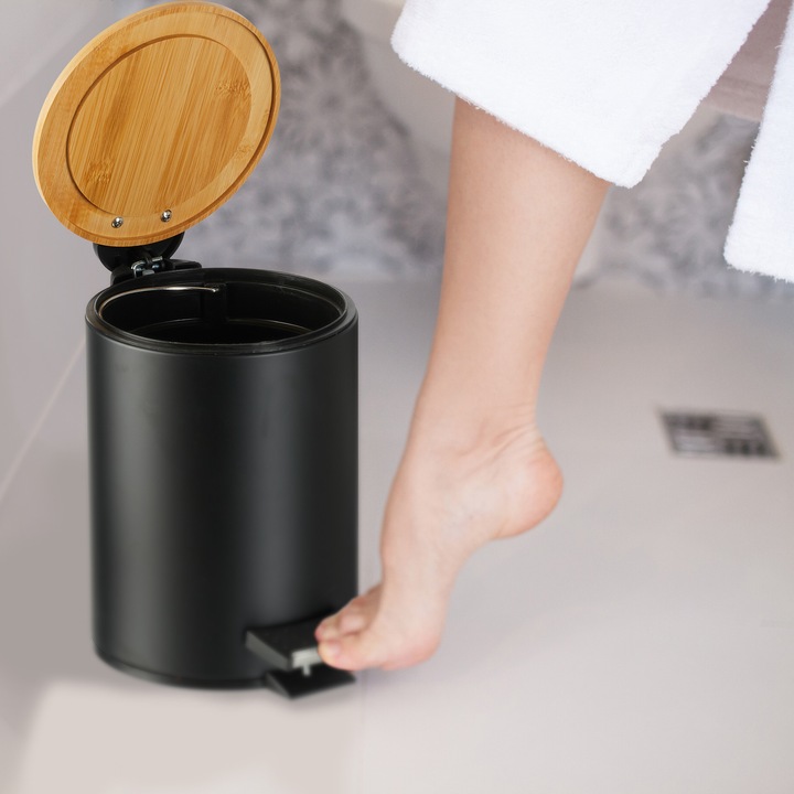 Actual product image Relaxdays Bathroom waste bin (3 l)