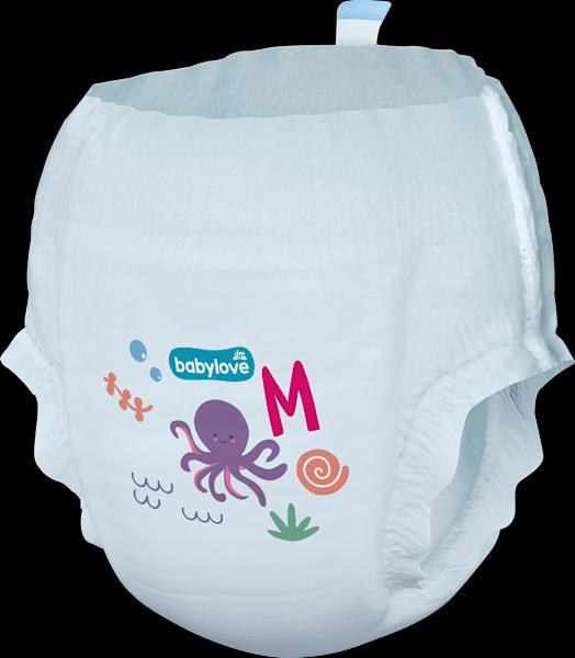 Immagine prodotto dm babylove Pannolini per il nuoto (Dimensione M, Pacco trasportabile, 12 Pezzo/i)