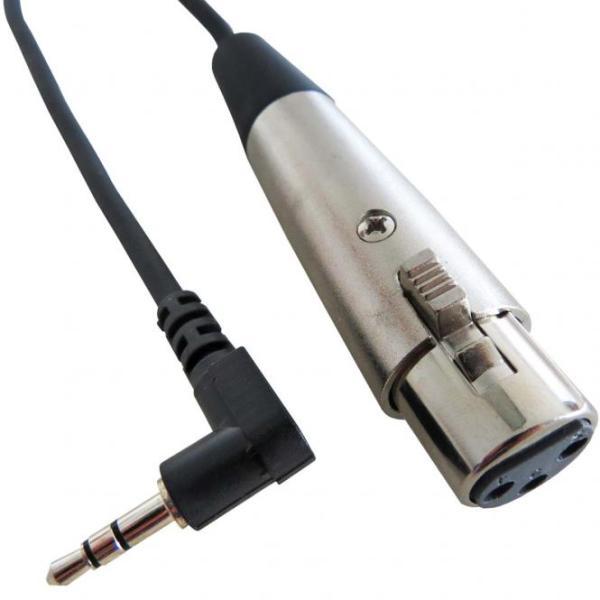 Actual product image keepdrum MC-025XJ Audio Cable 0.3m XLR- TRS 3.5mm (0.30 m)