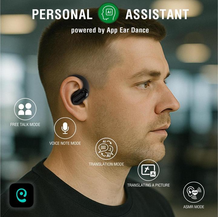 Productafbeelding 4smarts SkyBuds AI-scherm (4 h, Draadloze)