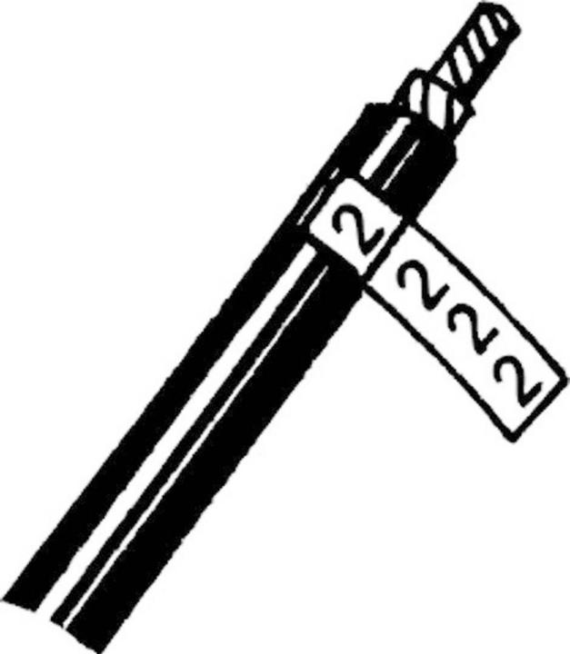 Produktbild Tru Components Bedruckte Klebemarker