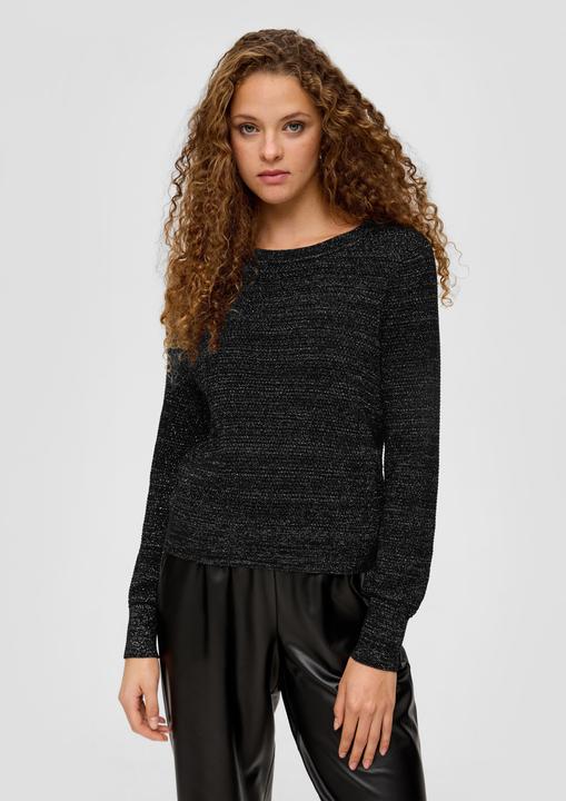 Actual product image s.Oliver Strickpullover Feinstrickpullover mit Glitzergarn (S)