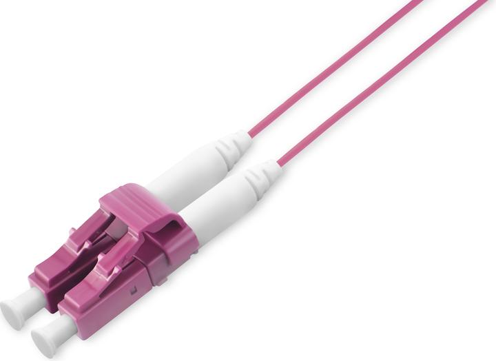 Produktbild Digitus sehr dunnes Patch Kabel LC zu LC OM4 Duplex 1,2 mm Lange 1m (LSOH, CAT7, 1 m)