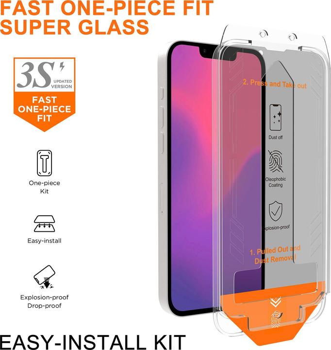 Image du produit 4smarts Second Glass Privacy, Service Kit + Anti Dust (10 pcs, Apple iPhone 13, Apple iPhone 13 Pro, Apple iPhone 14, Apple iPhone 16e)