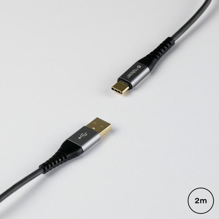 Produktbild NoName MSP Kevlar USB-A auf USB-C Kabel 2m (2 m)