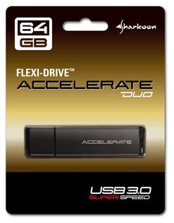 Produktbild Sharkoon Flexi-Drive Accelerate Duo (64 GB, USB 3.2)