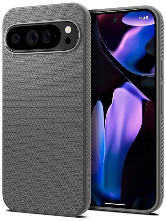 Actual product image Spigen Liquid Air Case for Google Pixel 9 Pro XL Gray Marble (Google Pixel 9 Pro XL)