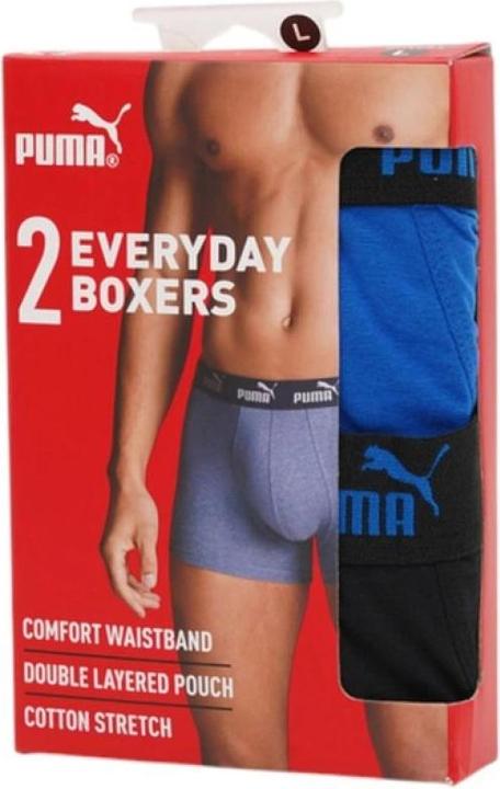 Produktbild Puma Elements Herren Basic Boxershorts 2er-Pack (M, 2er Pack)