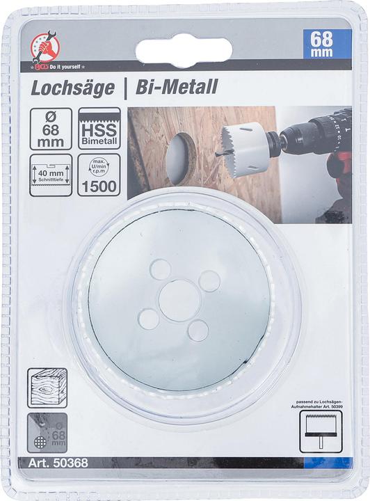 Produktbild BGS Lochsäge Ø 68 mm Tiefe 40 mm