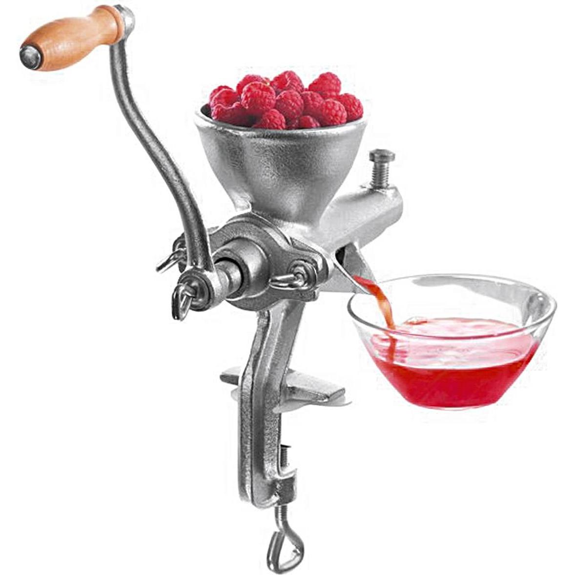 Krüger Frucht- und Beerenpresse, Entsafter, Silber