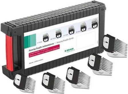 Image du produit Kerbl GT170 Set de peignes pour GH700/GT736/GT748/GT710 Favorita Tête de rasage, 5 pièces (Chien)