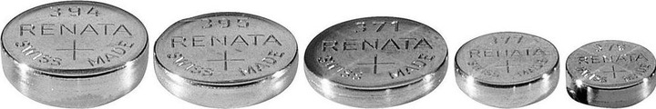 Actual product image Renata SR43 button cell 386 silver oxide 130 mAh 1.55 V 1 pc. (1 pcs., SR43, 130 mAh)