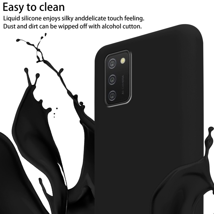 Actual product image Cadorabo TPU Cover Mobile Phone Chain Liquid (Samsung Galaxy A02s)